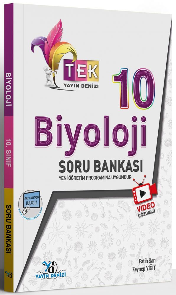 Yayın Denizi 10. Sınıf TEK Serisi Video Çözümlü Biyoloji Soru Bankası