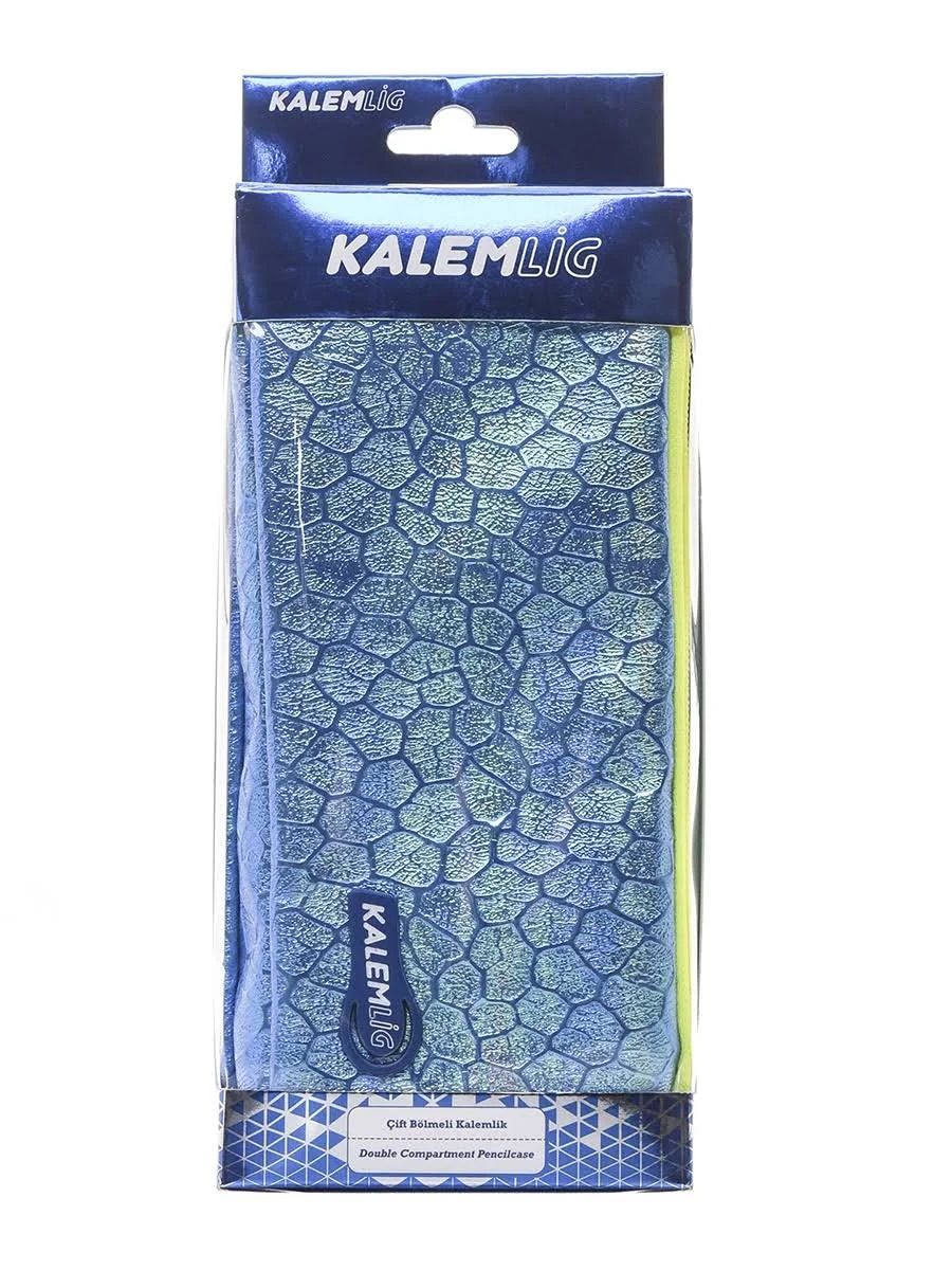Kalemlig Kalem Kutusu Cells Double İki Bölmeli Suni Deri