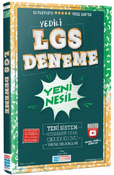 Evrensel İletişim LGS VİDEO ÇÖZÜMLÜ 7 Lİ DENEME (10 NUMARA 5 YILDIZ)