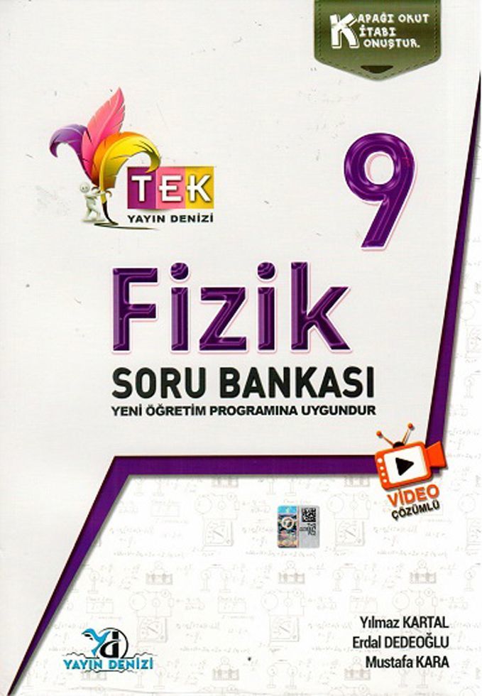 Yayın Denizi 9. Sınıf TEK Serisi Video Çözümlü Fizik Soru Bankası