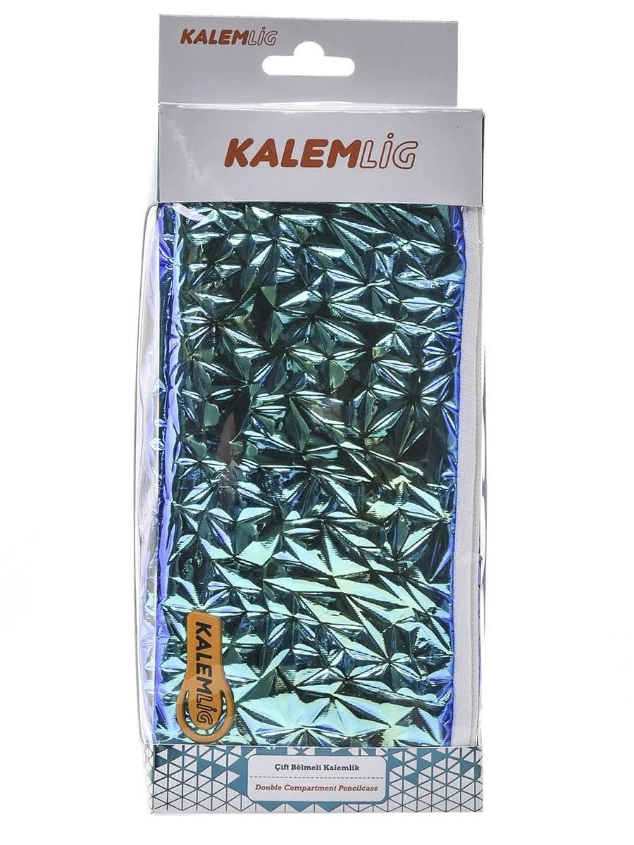 Kalemlig Kalem Kutusu Halo Double İki Bölmeli Suni Deri