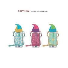 Gıpta Matara Crystal Tritan Desenli Pipetli 500 CC