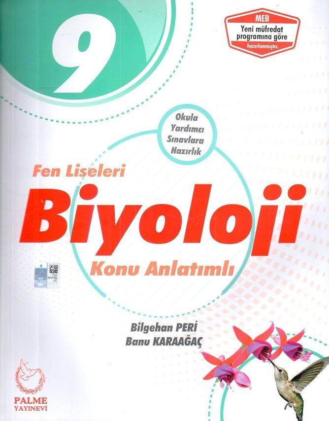 Palme 9.Sınıf Fen Liseleri Biyoloji Konu Anlatımlı