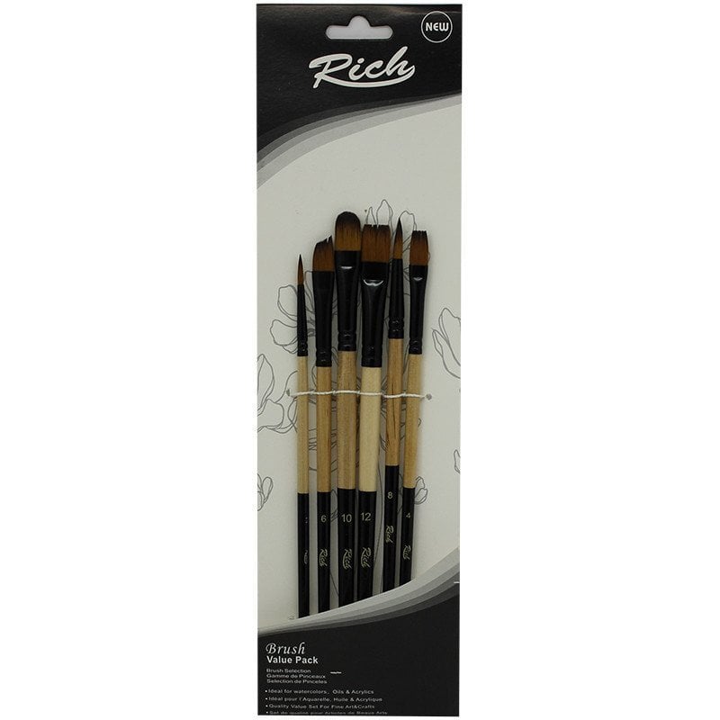 Rich Yeni Seri Fırça Karma 6 Lı Set 2