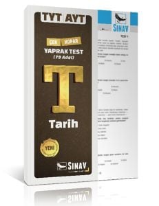 Sınav Yayınları TYT AYT Tarih Çek Kopart Yaprak Test