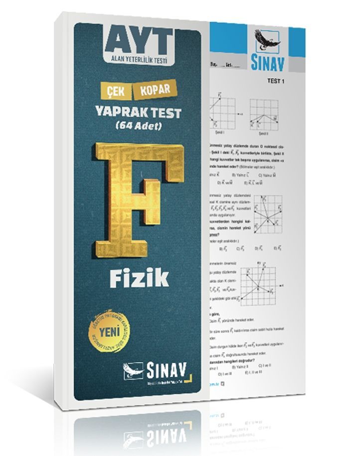 Sınav Yayınları AYT Fizik Çek Kopart Yaprak Test