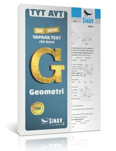 Sınav Yayınları TYT AYT Geometri Çek Kopart Yaprak Test