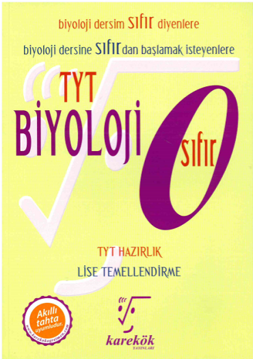 Karekök Yayınları YKS TYT BİYOLOJİ 0