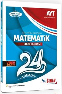 Sınav Yayınları AYT Matematik 24 Adımda Özel Konu Anlatımlı Soru Bankası