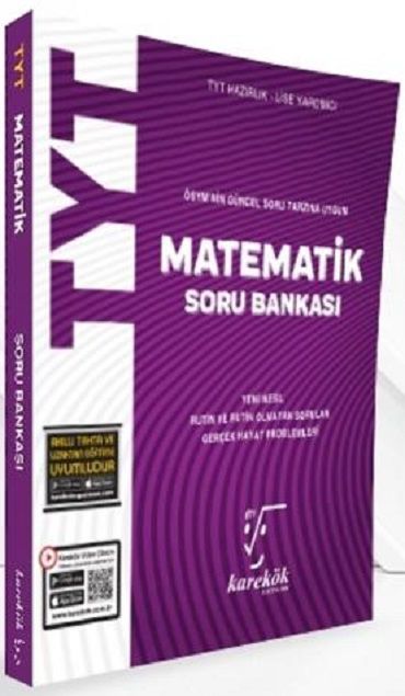 Karekök Yayınları YKS TYT MATEMATİK SORU BANKASI