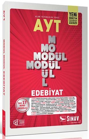 Sınav Yayınları AYT Edebiyat Modül Modül Konu Anlatımlı