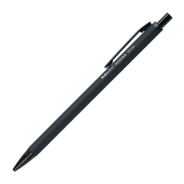 Scrikss Hexagon-R 0.5 mm Mat Siyah Versatil Uçlu Kalem