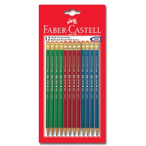 Faber Castell Kurşun Kalem Silgili 12'li