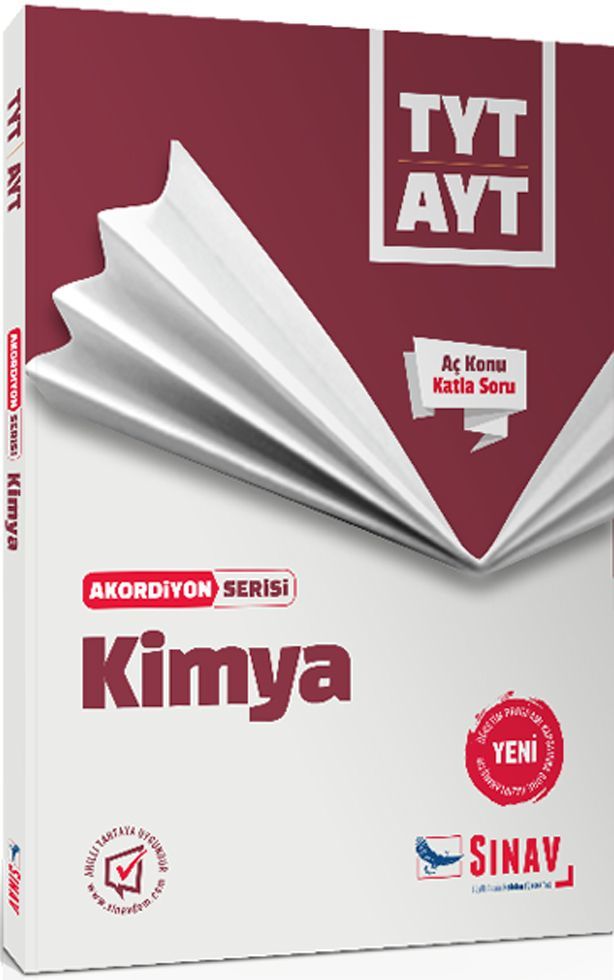 Sınav Yayınları TYT AYT Kimya Akordiyon Serisi