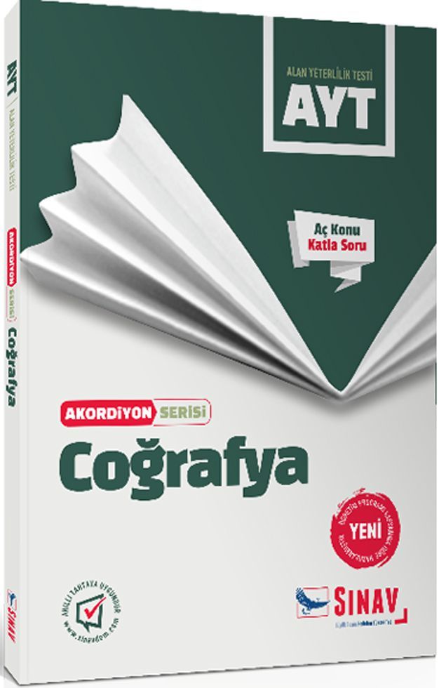 Sınav Yayınları AYT Coğrafya Akordiyon Serisi
