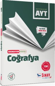 Sınav Yayınları AYT Coğrafya Akordiyon Serisi