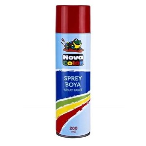 Nova Color Sprey Boya 200 ml Kırmızı