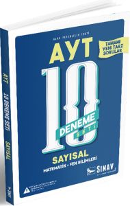 Sınav Yayınları AYT Sayısal 10 Deneme Seti