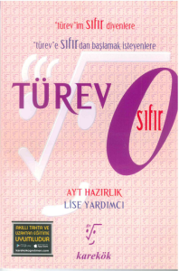 Karekök Yayınları YKS AYT TÜREV 0