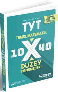 Sınav Yayınları TYT Matematik 10x40 Düzey Denemeleri