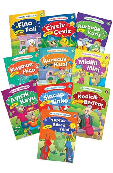 Hikayelerle Dini Değerler Set 10 Kitap Takım