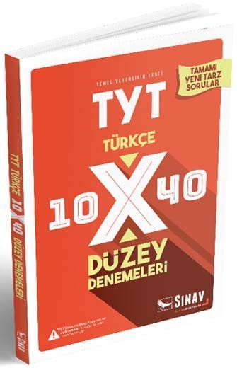 Sınav Yayınları TYT Türkçe 10x40 Düzey Denemeleri
