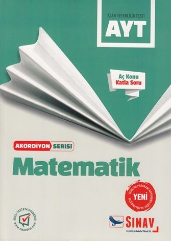 Sınav Yayınları AYT Matematik Akordiyon Kitap