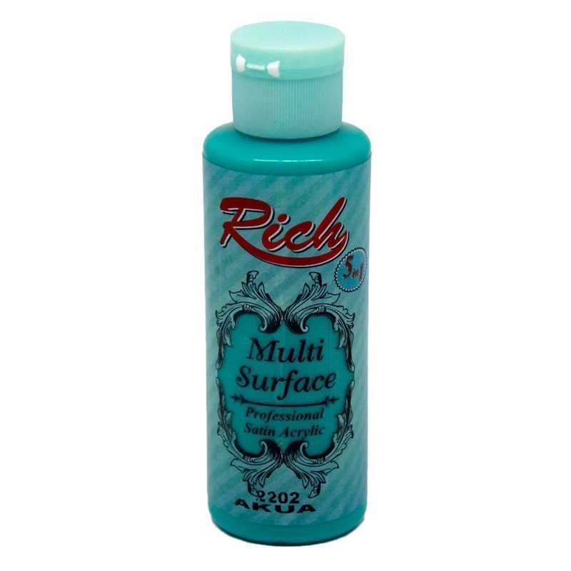 Rich Multi Surface Akrilik Boya 120 cc - Aqua