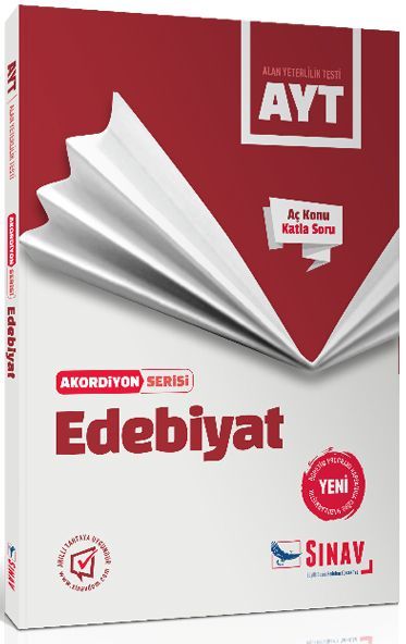Sınav Yayınları AYT Edebiyat Akordiyon Kitap