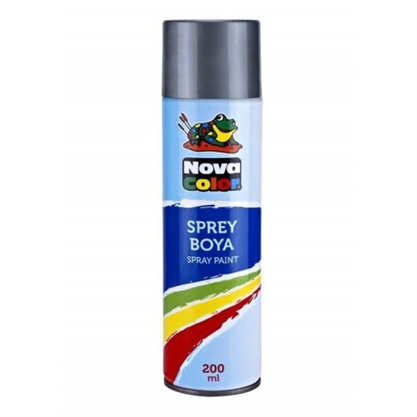 Nova Color Sprey Boya 200 ml Gri