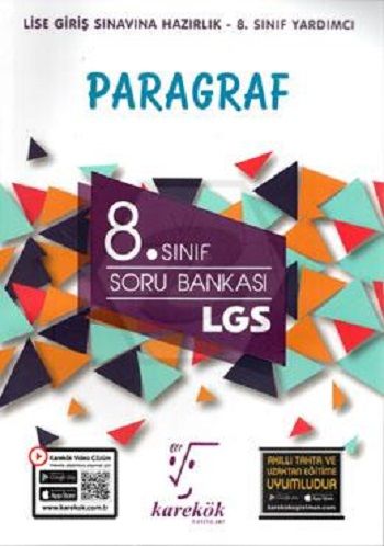 Karekök Yayınları 8.SINIF LGS PARAGRAF SORU BANKASI