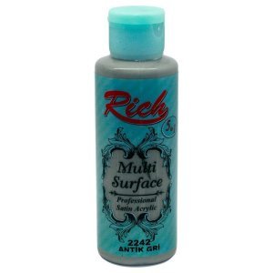Rich Multi Surface Akrilik Boya 120 cc - Antik Gri