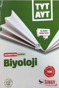 Sınav Yayınları TYT AYT Biyoloji Aç Konu Katla Soru Akordiyon Serisi