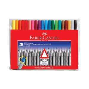 Faber Castell Grip Finepen Keçe Uçlu Kalem 0.4mm 20'li