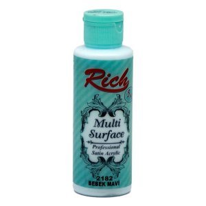Rich Multi Surface Akrilik Boya 120 cc - Bebek Mavi