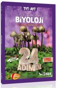 Sınav Yayınları TYT AYT Biyoloji 24 Adımda Özel Konu Anlatımlı Soru Bankası