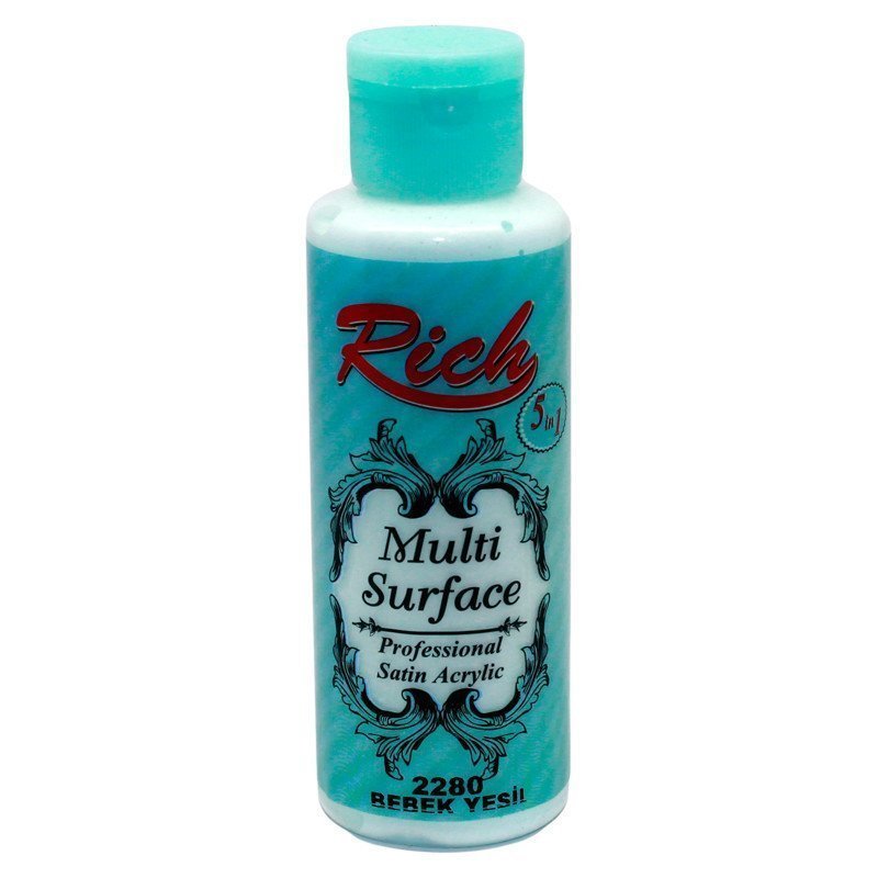 Rich Multi Surface Akrilik Boya 120 cc - Bebek Yeşil