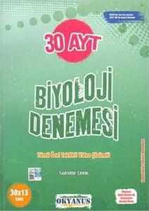 AYT Biyoloji Deneme Sınavı 30'lu-Okyanus Yayınları