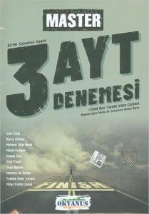 AYT Deneme Sınavı 3'lü Master-Okyanus Yayınları