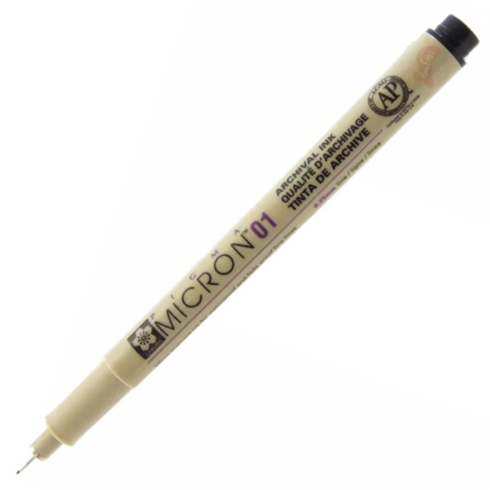 Sakura Pigma Micron Çizim Kalemi 0.1 mm Siyah