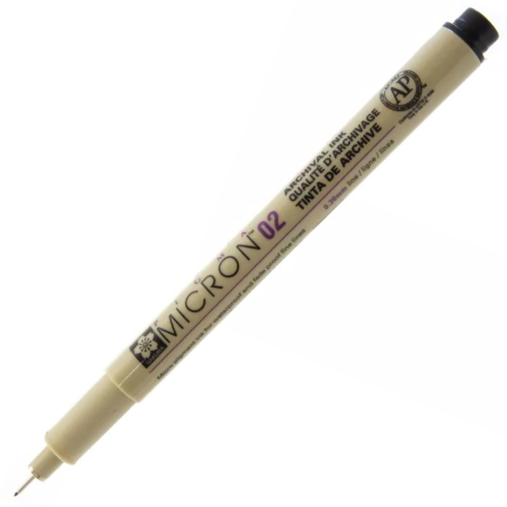 Sakura Pigma Micron Çizim Kalemi 0.2 mm Siyah