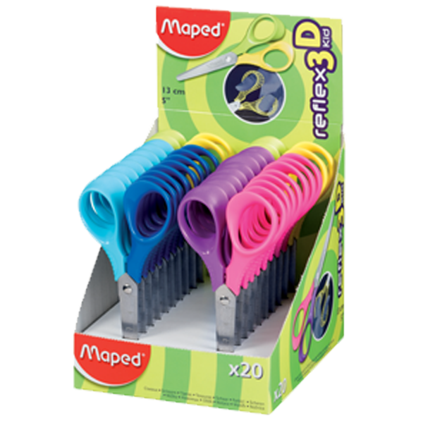 Maped Öğrenci Makası Reflex 3D Kid 5 INC 13 CM
