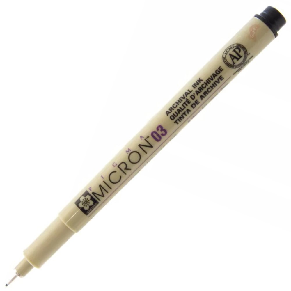 Sakura Pigma Micron Çizim Kalemi 0.3 mm Siyah