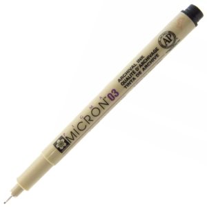 Sakura Pigma Micron Çizim Kalemi 0.3 mm Siyah