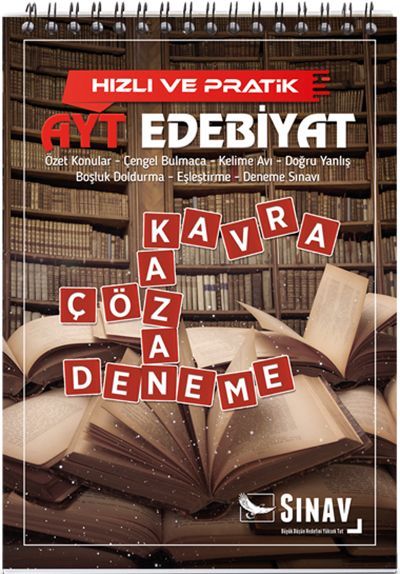 Sınav Yayınları AYT Hızlı ve Pratik Edebiyat