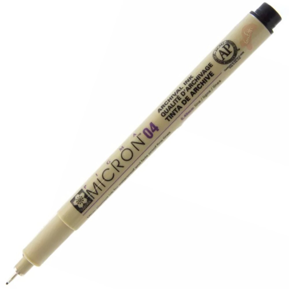 Sakura Pigma Micron Çizim Kalemi 0.4 mm Siyah