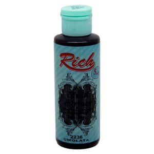 Rich Multi Surface Akrilik Boya 120 cc - Çikolata