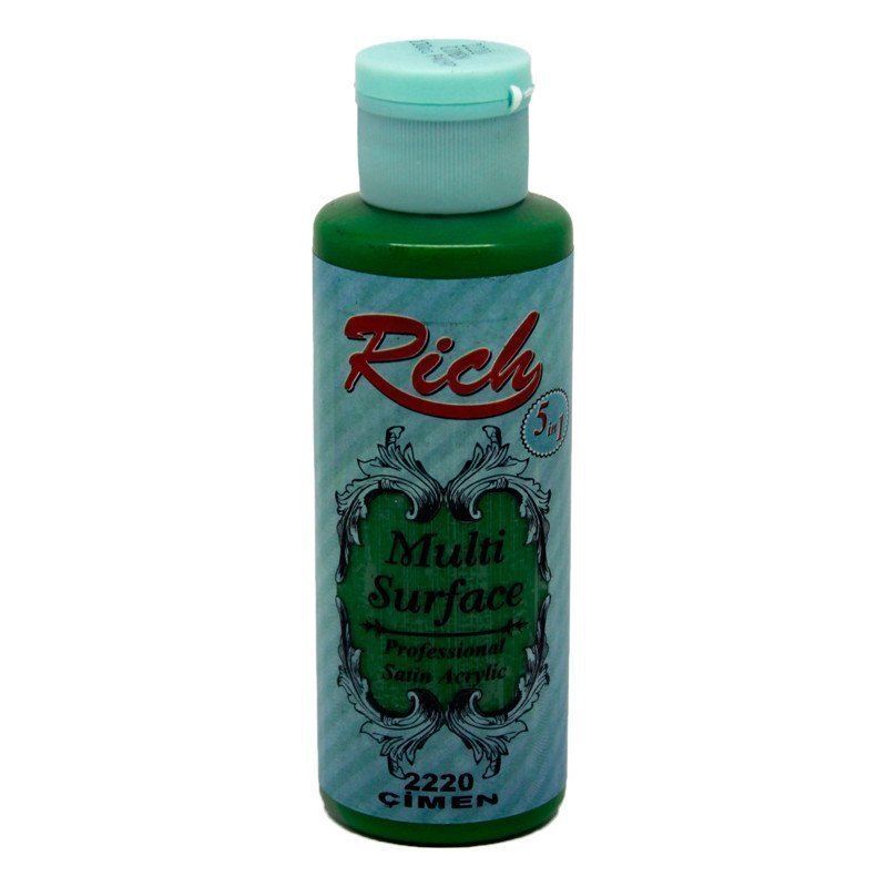 Rich Multi Surface Akrilik Boya 120 cc - Çimen