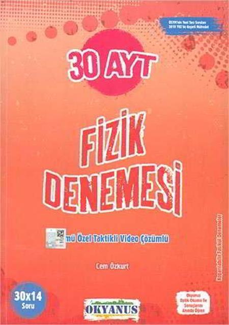 AYT Fizik Deneme Sıınavı 30'lu-Okyanus Yayınları