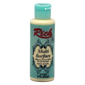 Rich Multi Surface Akrilik Boya 120 cc - Fildişi